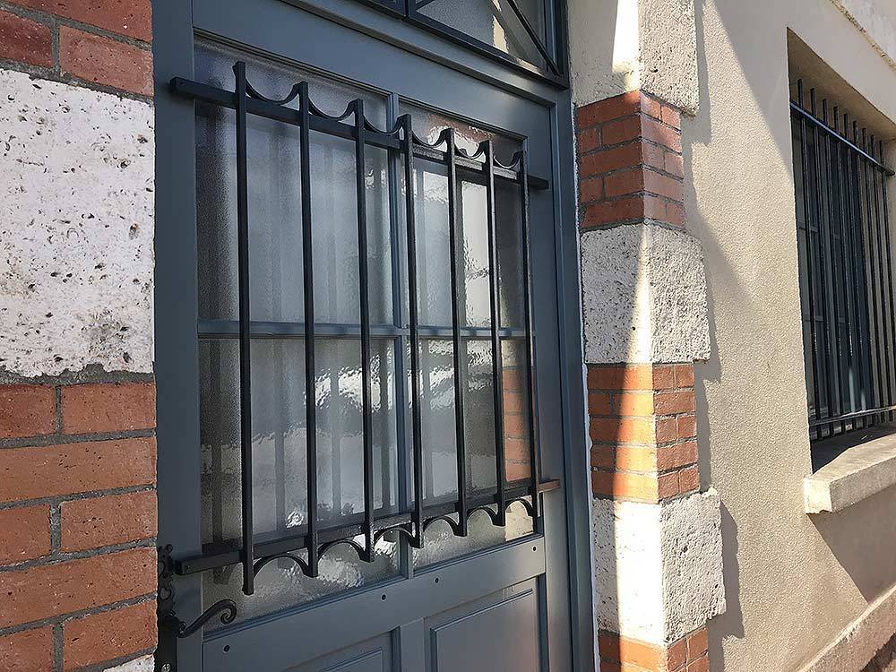porte et grillage